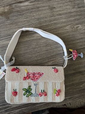 NWT Viral Beaded Drink Purse